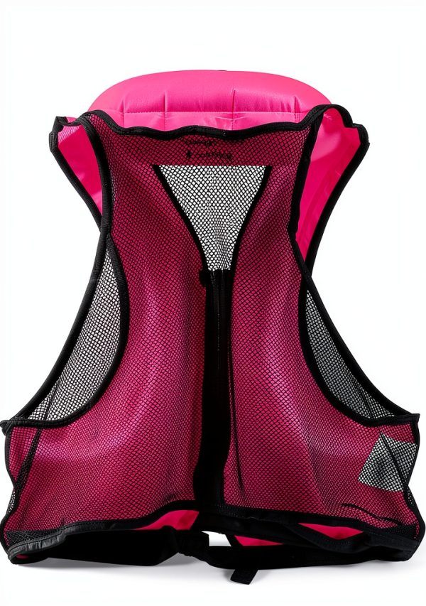 OMOUBOI Pink Inflatable Snorkel Vest Adult-3