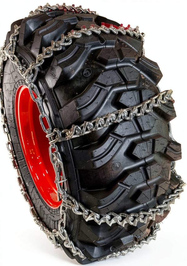 TireChain.com V859-1 4 Link Ladder Chains for Road and Farm-0