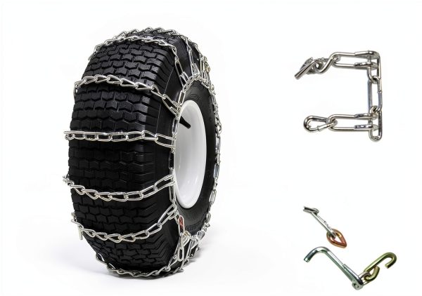 OakTen Tire Chains 16in Alloy Steel Snow Chain-3