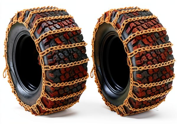 MowerPartsGroup 2-Link Tire Chain Set for 16x5.50-8,-0