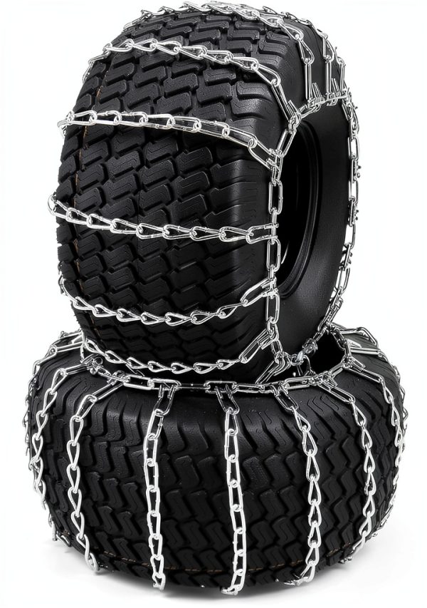 MowerPartsGroup Metal Snow Chain for 20-21 Inch Tires-1
