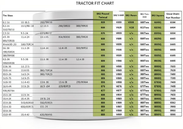 TireChain.com 4 Link Ladder Chains for Road and Farm Work-4