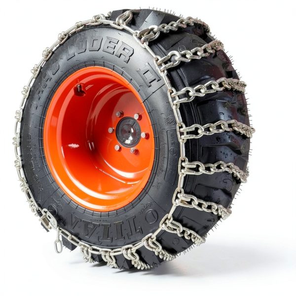 TireChain.com Carbon Steel 2 Link Ladder Tire Chains-3