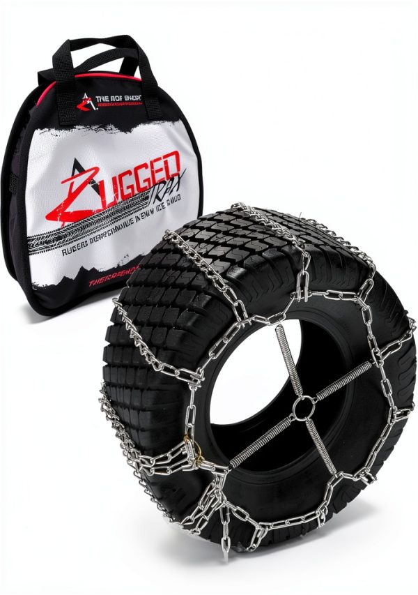 4‑Link Tire Chains ROP Shop 29" Tractor Steel-0