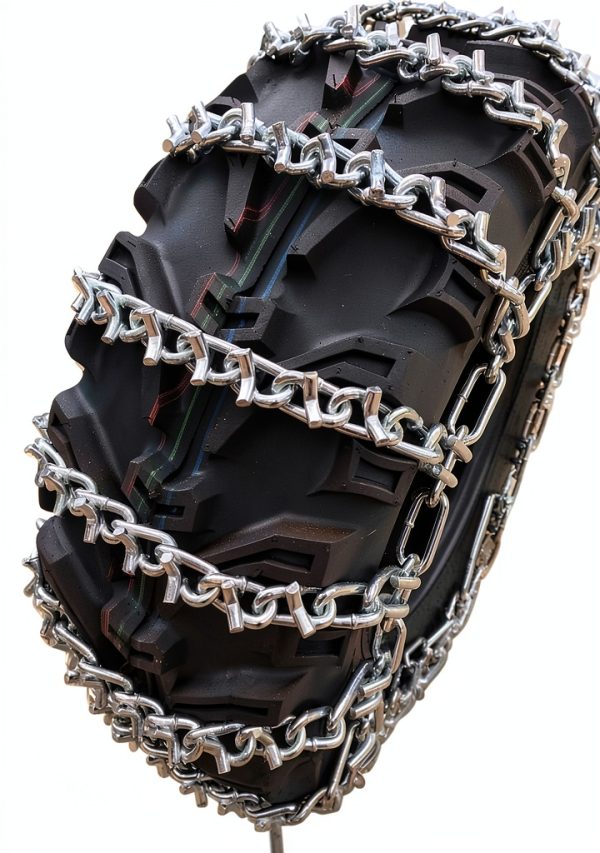 Heavy Duty Tire Chains Carbon Steel Universal Fit-0