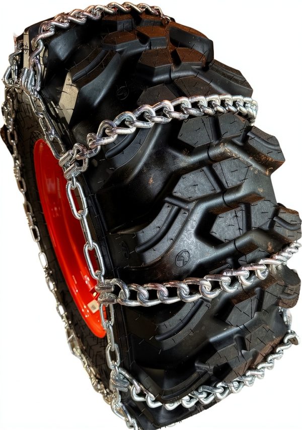 TireChain.com 4 Link Ladder Chains for Road and Farm Work-0