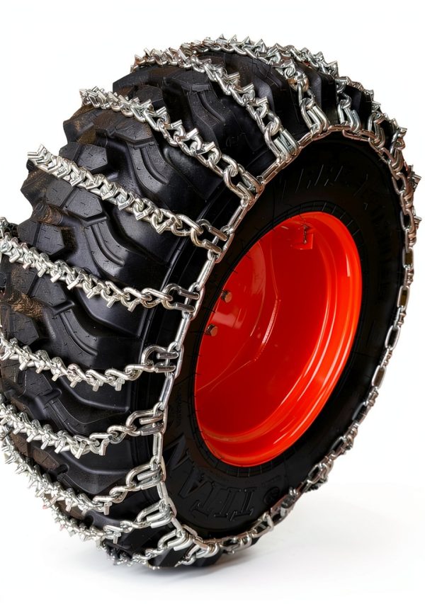 TireChain.com 2 Link Ladder Tire Chains for 16.9-24, 17.5-24-2