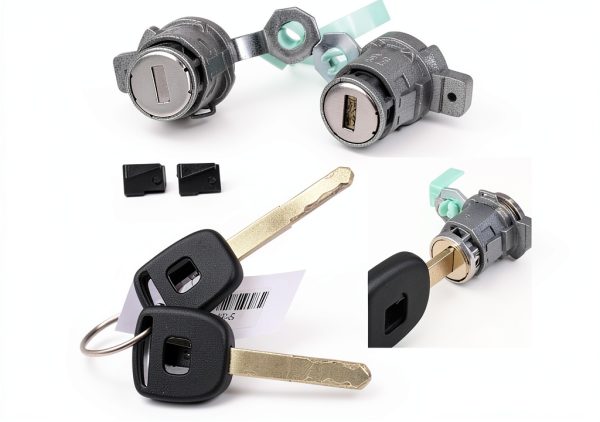 Door Lock Cylinder Front Set U3store Brass Keyless-3